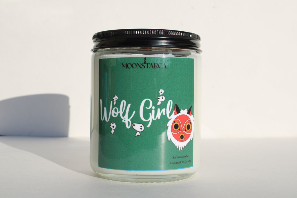Wolf Girl Inspired Candle