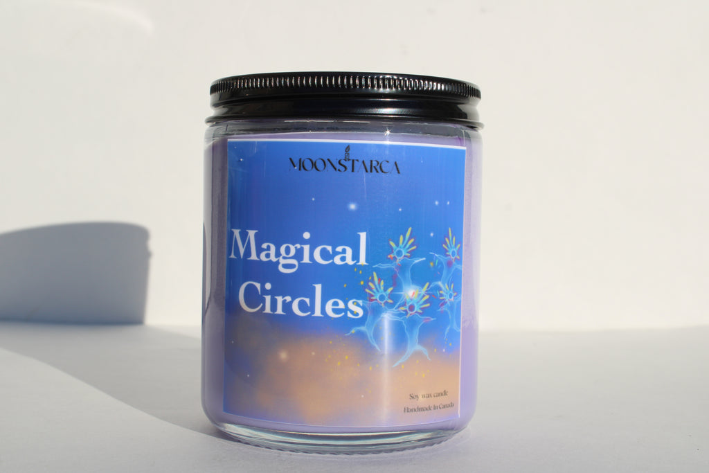 Magical Circles Inspired Candle