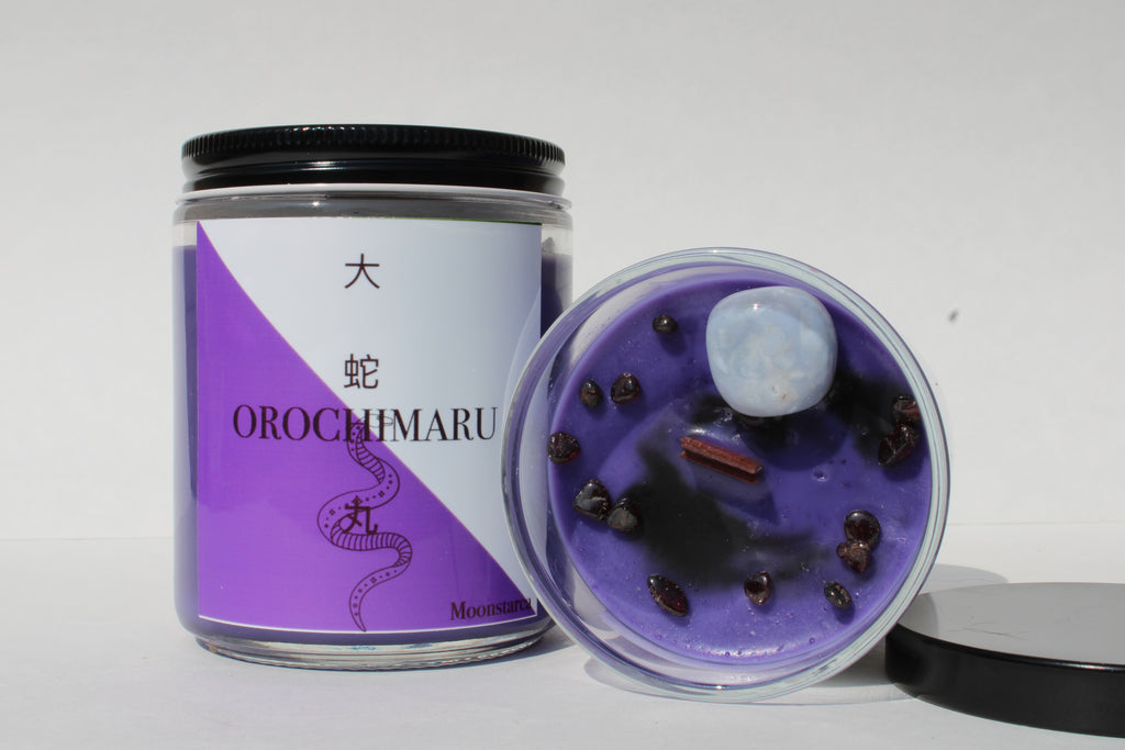Orochimaru inspired candle