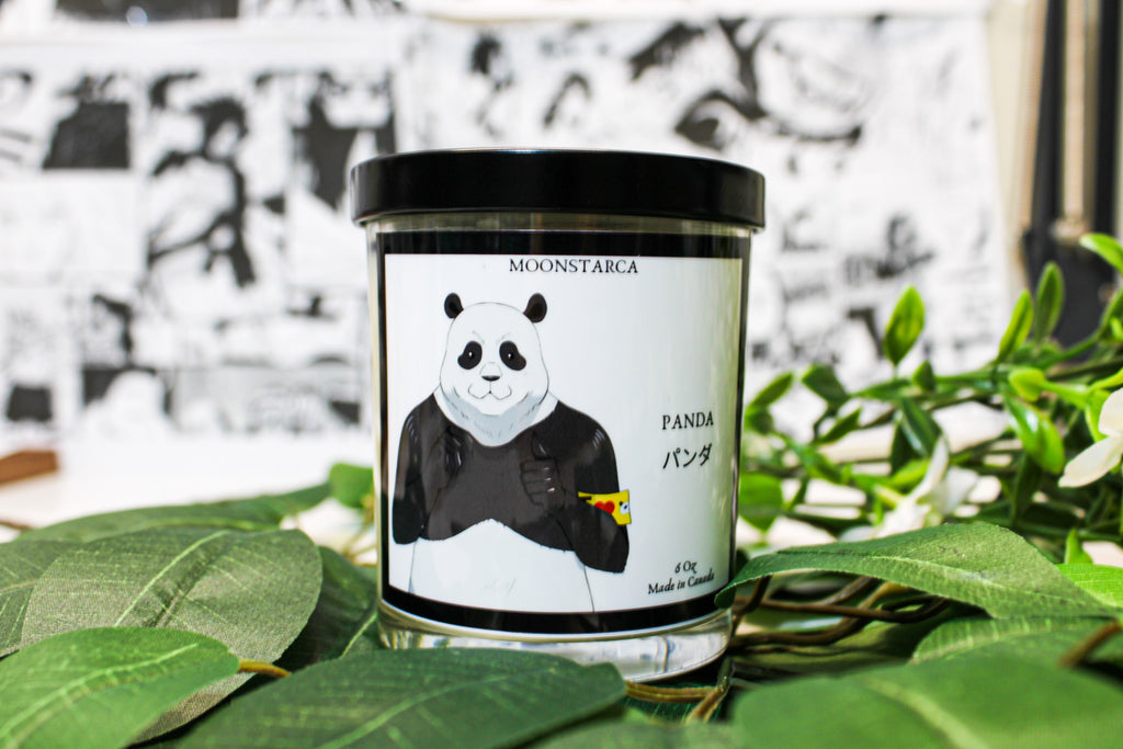 Panda Inspired Candle