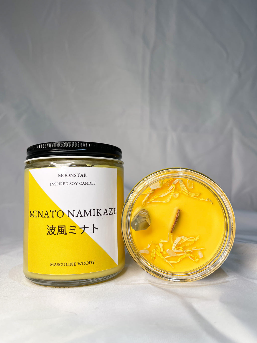 Minato inspired candle