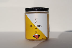 Deidara inspired candle