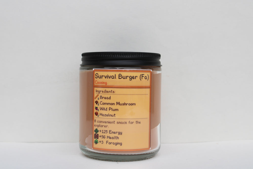 Survival Burger Candle