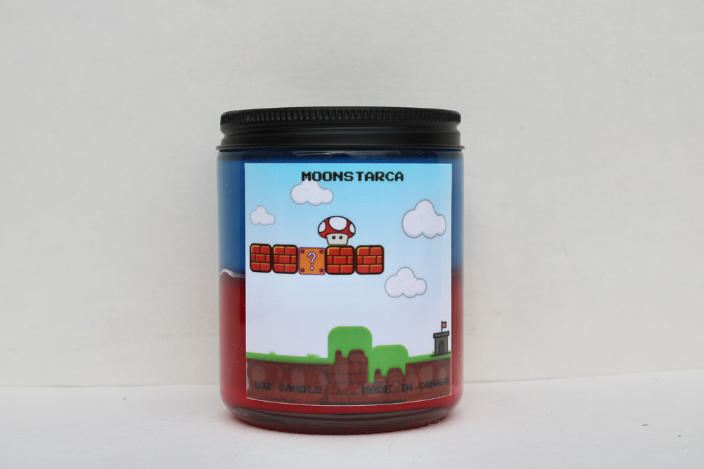 Mario themed Candle