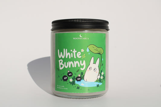 White totoro Inspired Candle