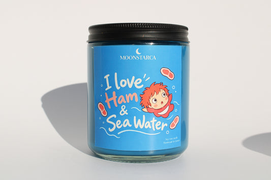 Ponyo Inspired Candle