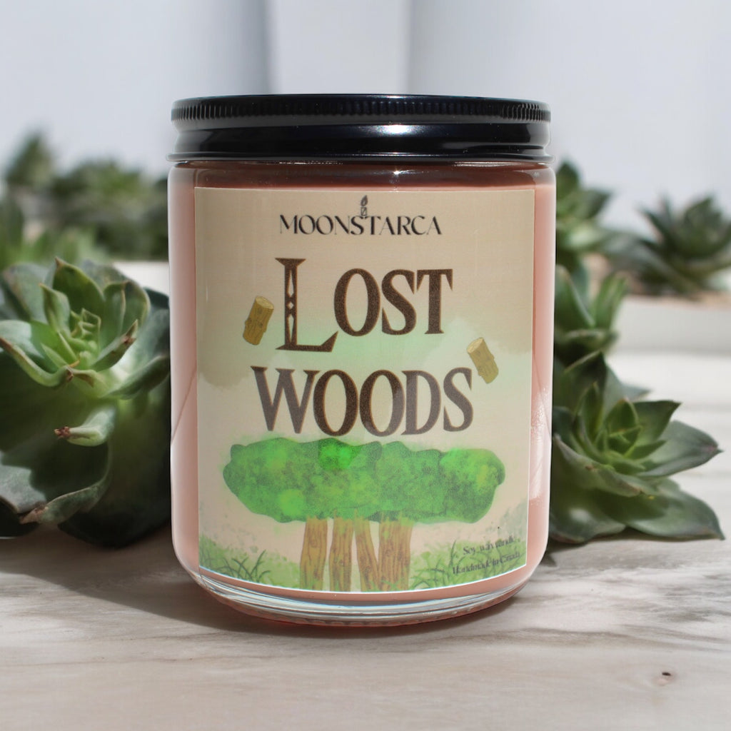 Lost wood Inspired Candle