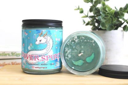 River Spirit | Inspired Candle | Anime Candle | Cedarwood, amber, spice