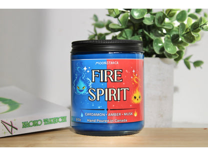 Fire Demon | Inspired Candle | Anime Candle | Wood, smoke, cinnamon, spice.