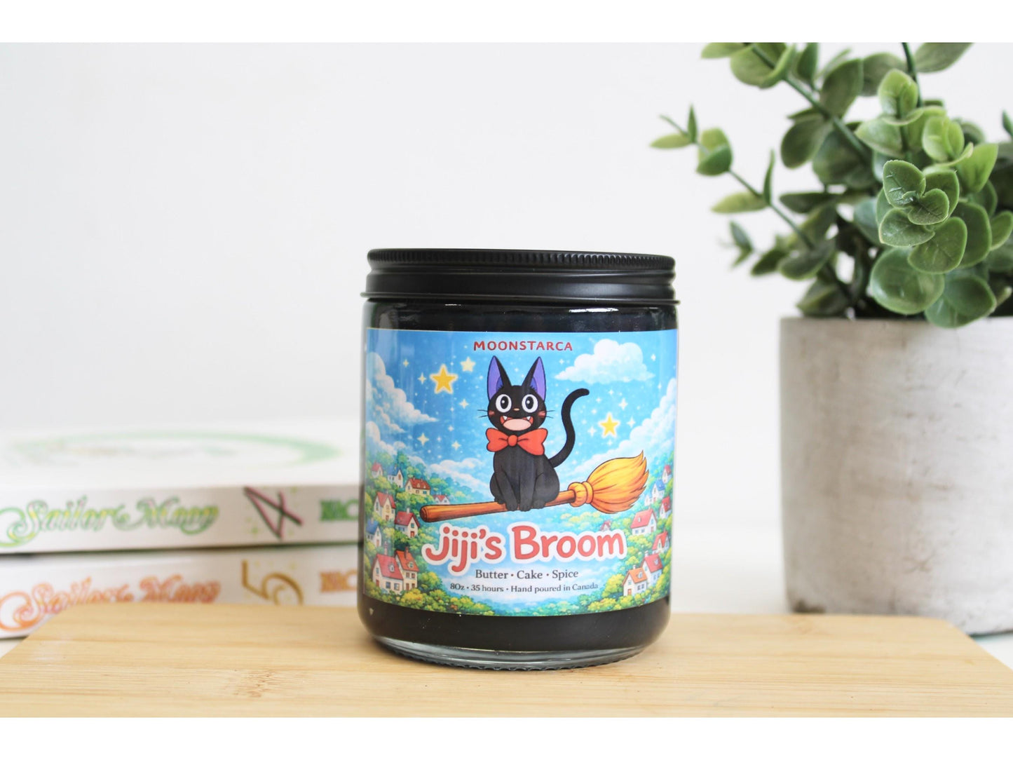 Ji Ji's Broom| Inspired Candle | Anime Candle| Butter, Cake, Spice