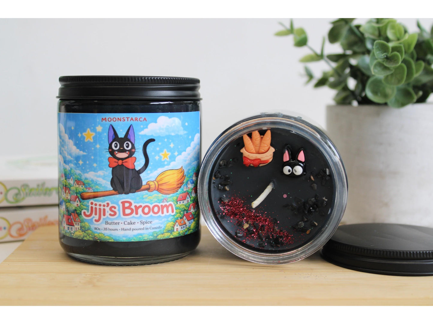 Ji Ji's Broom| Inspired Candle | Anime Candle| Butter, Cake, Spice