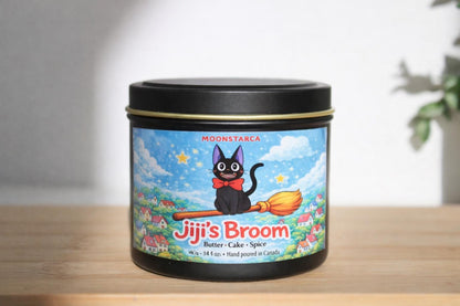 Ji Ji's Broom| Inspired Candle | Anime Candle| Butter, Cake, Spice