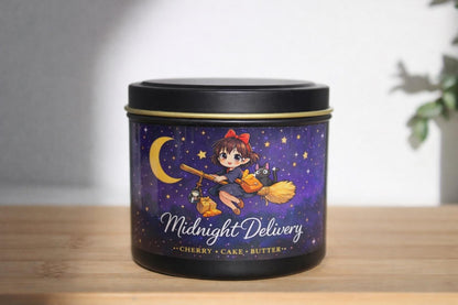 Midnight delivery | Inspired Candle | Anime Candle | Cherry, cake, butter