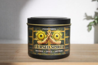 Cursed spirit| Inspired Candle | Kaisen Anime Candle| saffron, spice, incense