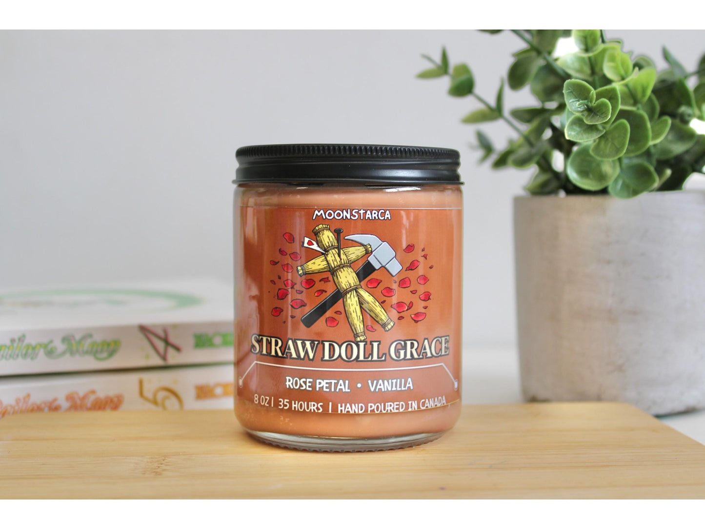 Straw doll grace | Kaisen Inspired Candle | Anime Candle| rose petal, vanilla, musk