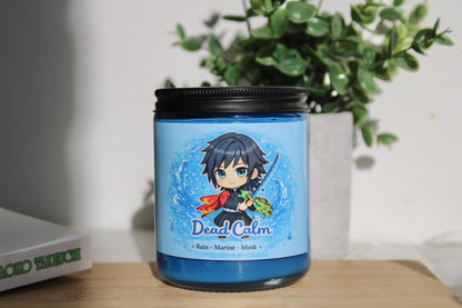 Dead calm | Slayer Inspired Candle | Anime Candle| rain, marine, musk