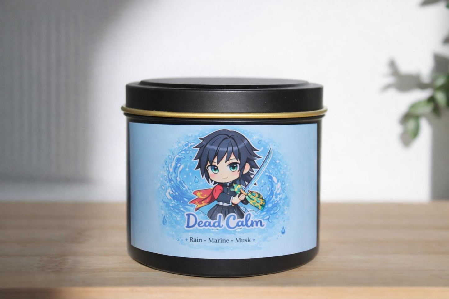 Dead calm | Slayer Inspired Candle | Anime Candle| rain, marine, musk