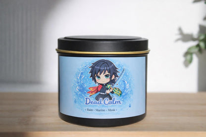 Dead calm | Slayer Inspired Candle | Anime Candle| rain, marine, musk