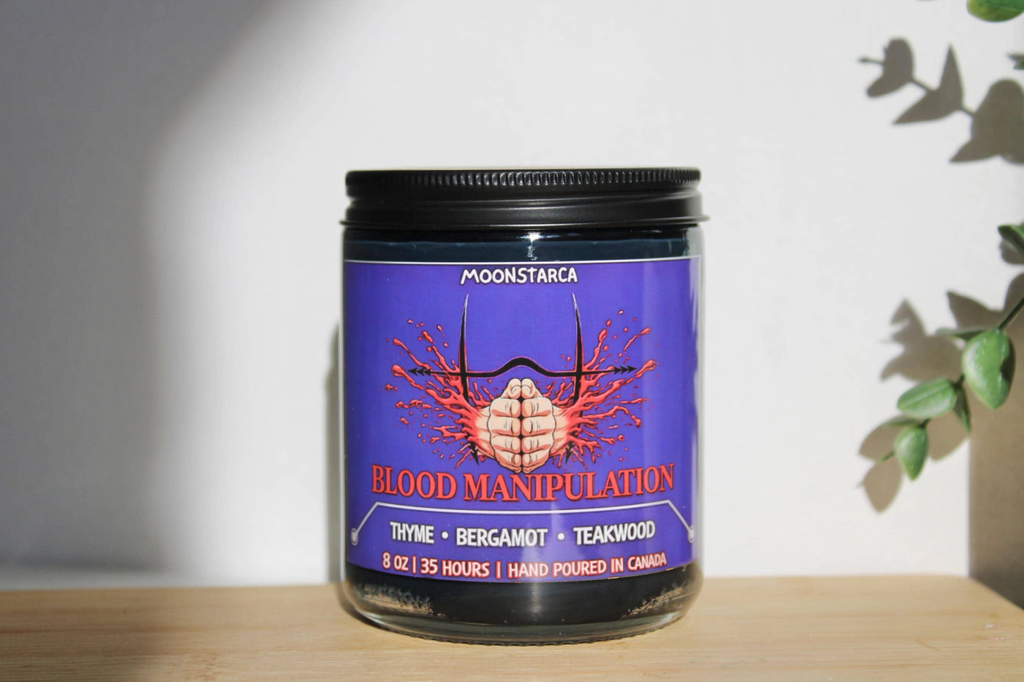 Blood manipulation | Kaisen Inspired Candle | Anime Candle| thyme, bergamot, teakwood