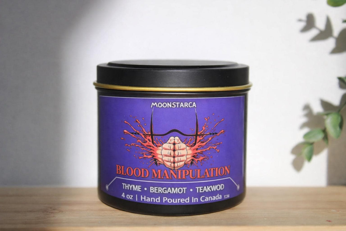 Blood manipulation | Kaisen Inspired Candle | Anime Candle| thyme, bergamot, teakwood