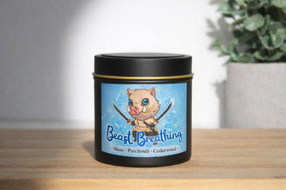 Beast Breathing | Slayer Inspired Candle | Anime Candle| moss, patchouli, cedarwood