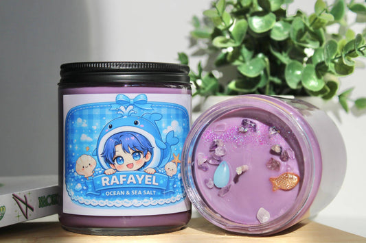 Rafayel | Love Space Inspired Candle | Gaming Candle| Ocean, sea salt