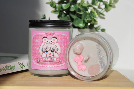 Xavier | Love Space Inspired Candle | Gaming Candle| baby powder, vanilla bean, neroli