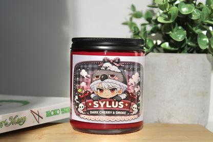 Sylus | Love Space Inspired Candle | Gaming Candle| dark cherry, smoke