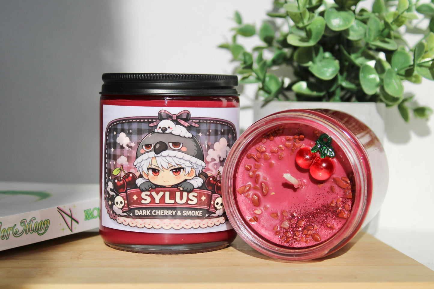 Sylus | Love Space Inspired Candle | Gaming Candle| dark cherry, smoke