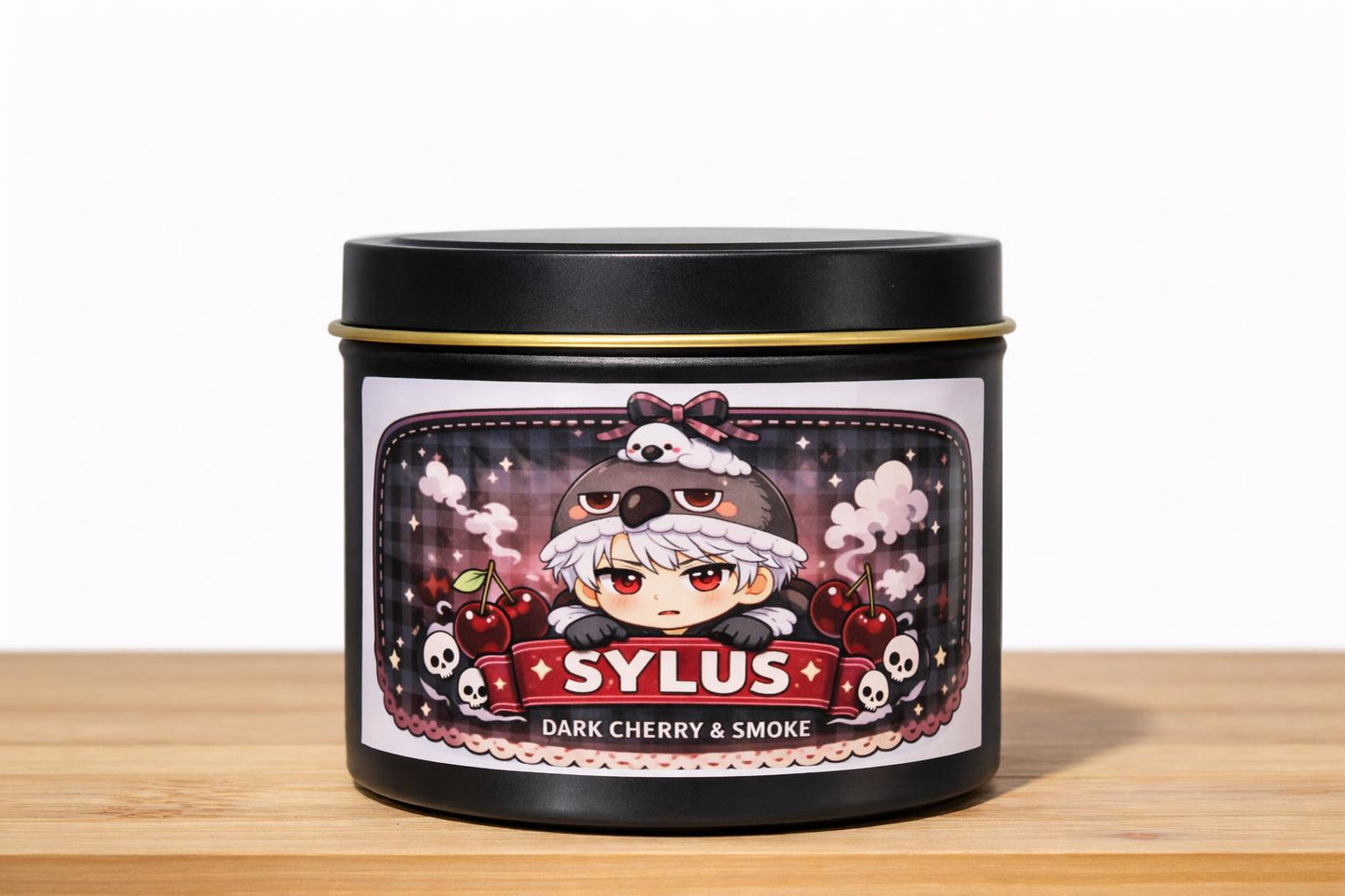 Sylus | Love Space Inspired Candle | Gaming Candle| dark cherry, smoke