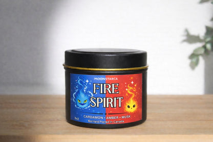Fire Demon | Inspired Candle | Anime Candle | Wood, smoke, cinnamon, spice.