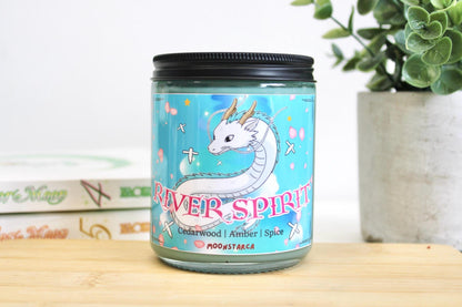 River Spirit | Inspired Candle | Anime Candle | Cedarwood, amber, spice