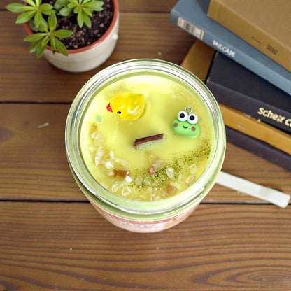 Bath House | Inspired Candle | Anime Candle | Lemon, waterlily, rose