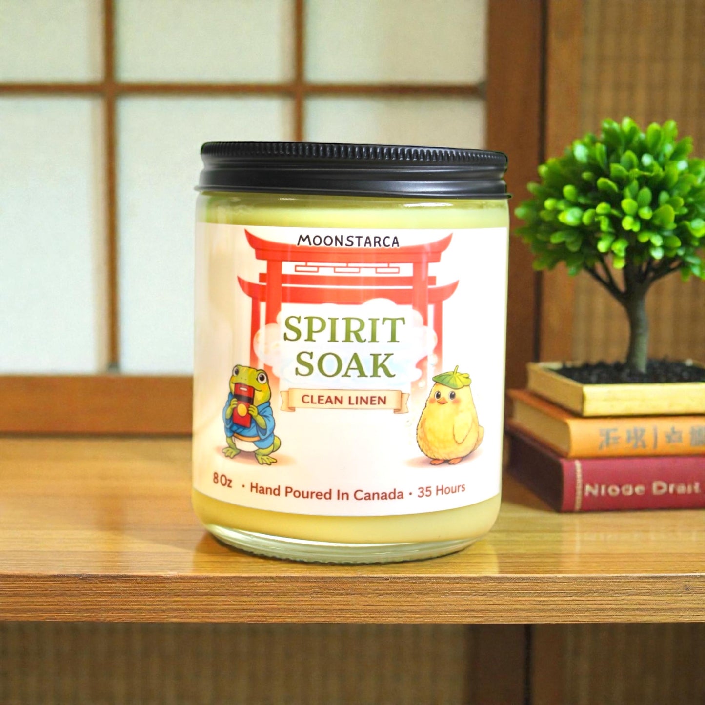 Bath House | Inspired Candle | Anime Candle | Lemon, waterlily, rose