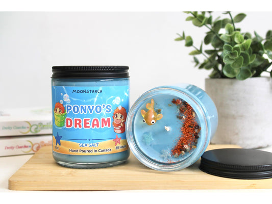 Goldfish's dream delivery | Inspired Candle | Anime Candle | Sea salt