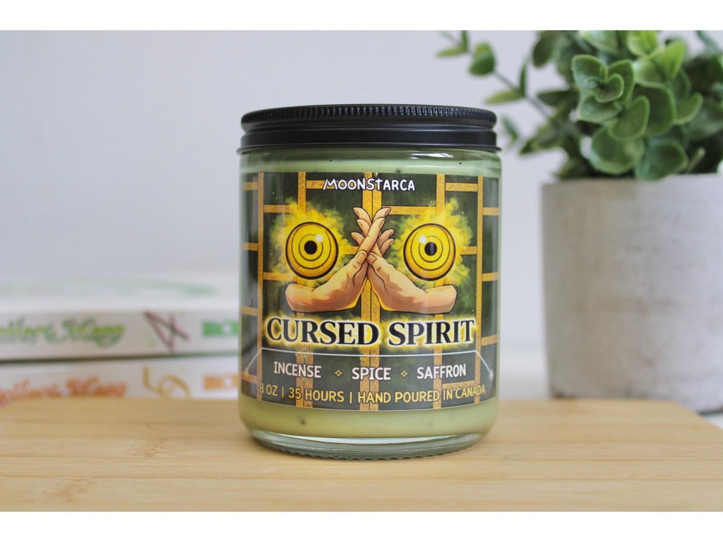 Cursed spirit| Inspired Candle | Kaisen Anime Candle| saffron, spice, incense