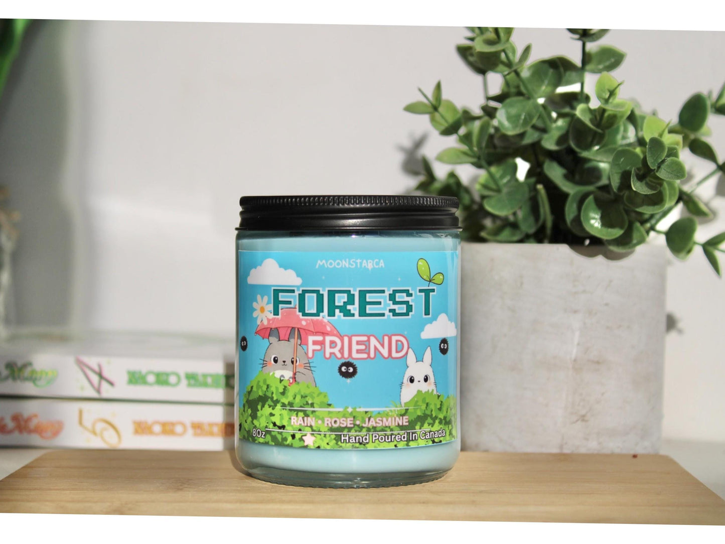 Forest Friend| Inspired Candle | Anime Candle | Rain, rose, jasmine