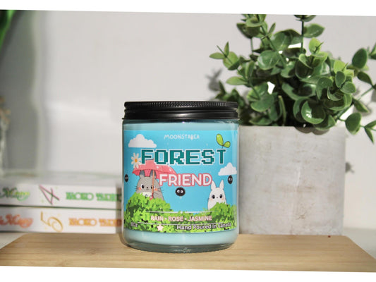 Forest Friend| Inspired Candle | Anime Candle | Rain, rose, jasmine