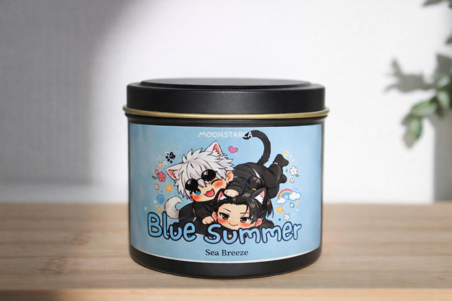 Blue Summer chibi Candle| Kaisen Inspired Candle | Anime Candle| Sea breeze