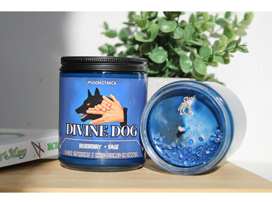 Divine dog| Kaisen Inspired Candle | Anime Candle| blueberry