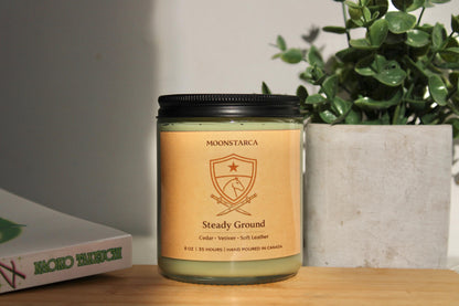 Steady Ground | Attack Inspired Candle | Anime Candle| cedar, musk, vetiver