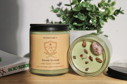 Steady Ground | Attack Inspired Candle | Anime Candle| cedar, musk, vetiver
