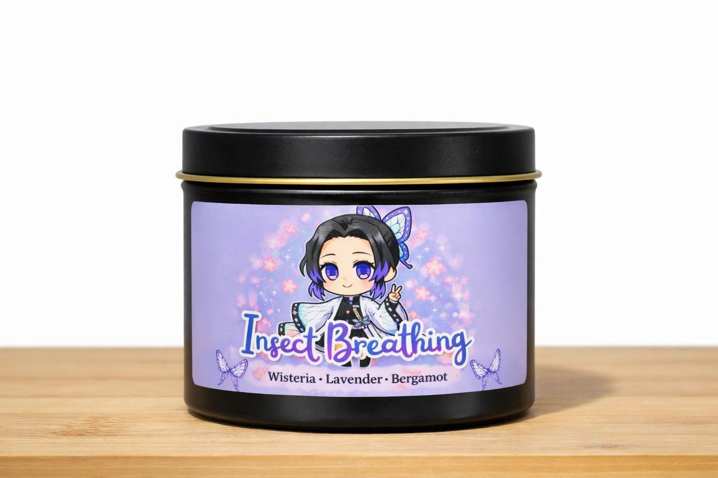 Insect Breathing | Slayer Inspired Candle | Anime Candle| lavender, wisteria, bergamot