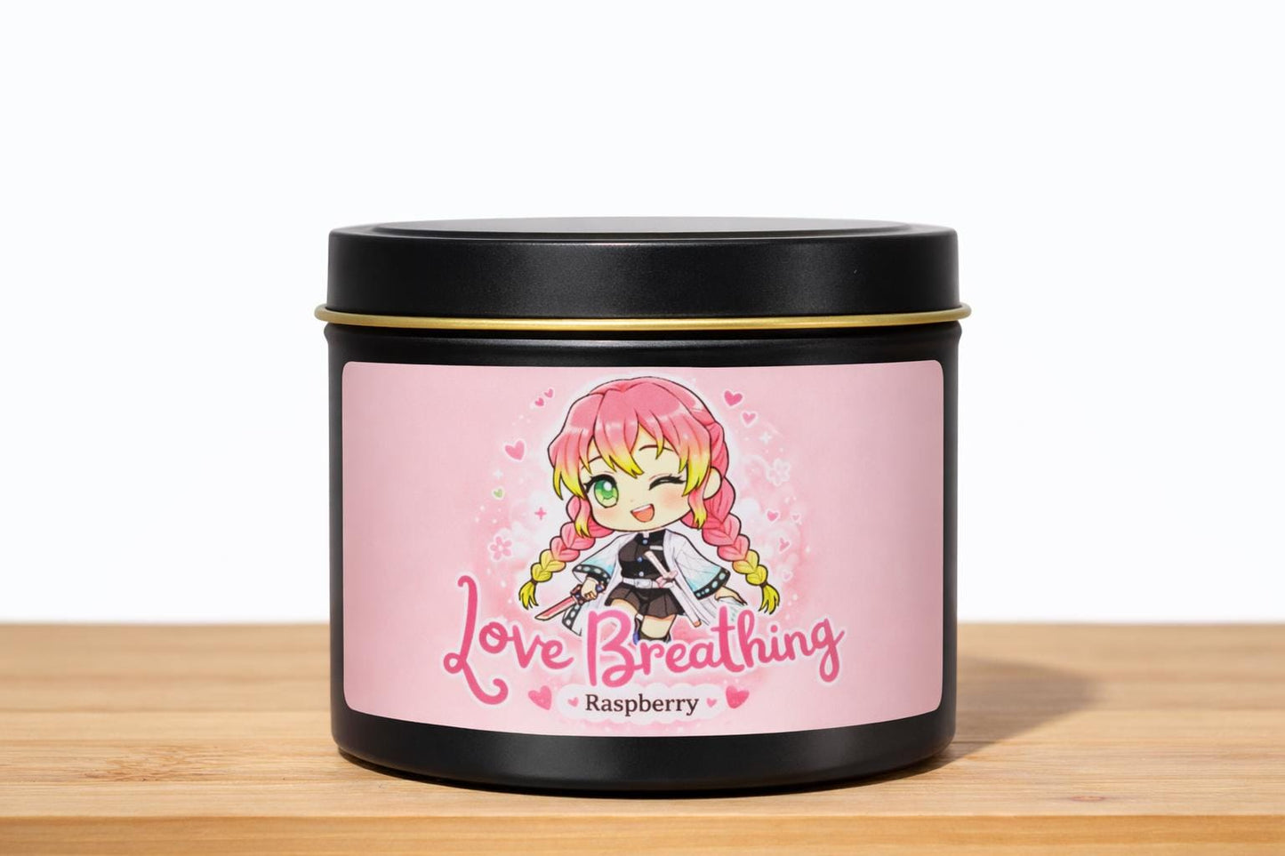 Love Breathing | Slayer Inspired Candle | Anime Candle| raspberry, vanilla, plum
