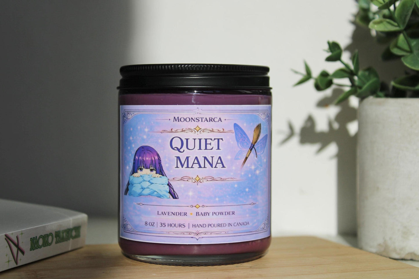 Fern Quite Mana | Fieren Inspired Candle | Anime Candle| lavender, baby powder