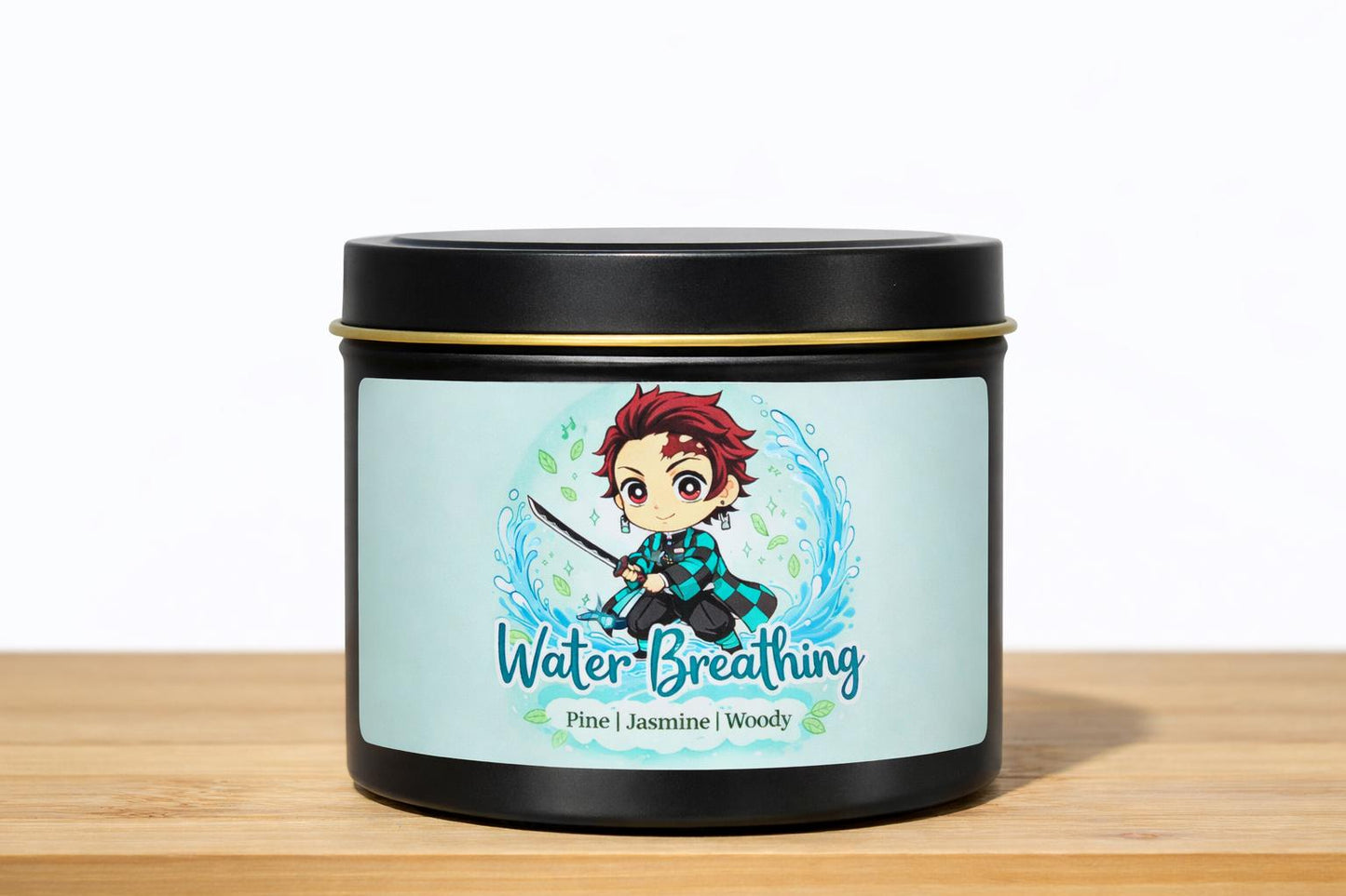 Water Breathing | Slayer Inspired Candle | Anime Candle| pine, jasmine, woody