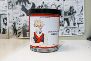 Bakugo Inspired Candle