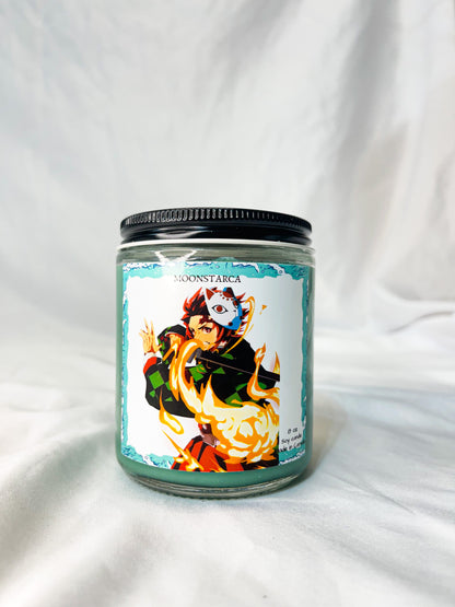 Tanjiro Inspired Candle