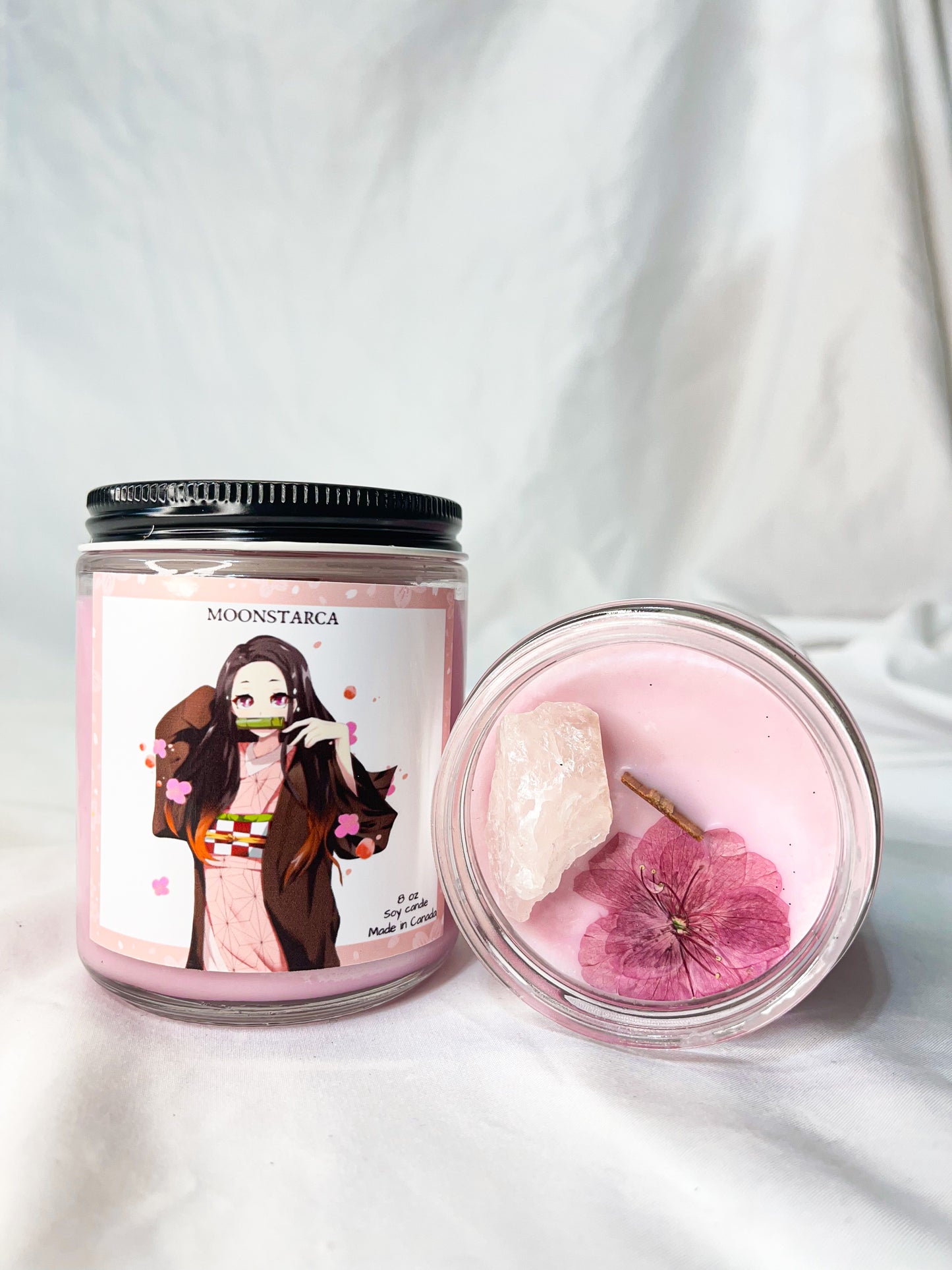 Nezuko Inspired Candle