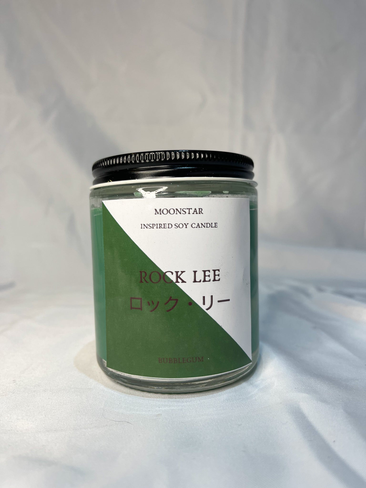 Rock Lee Inspired candle